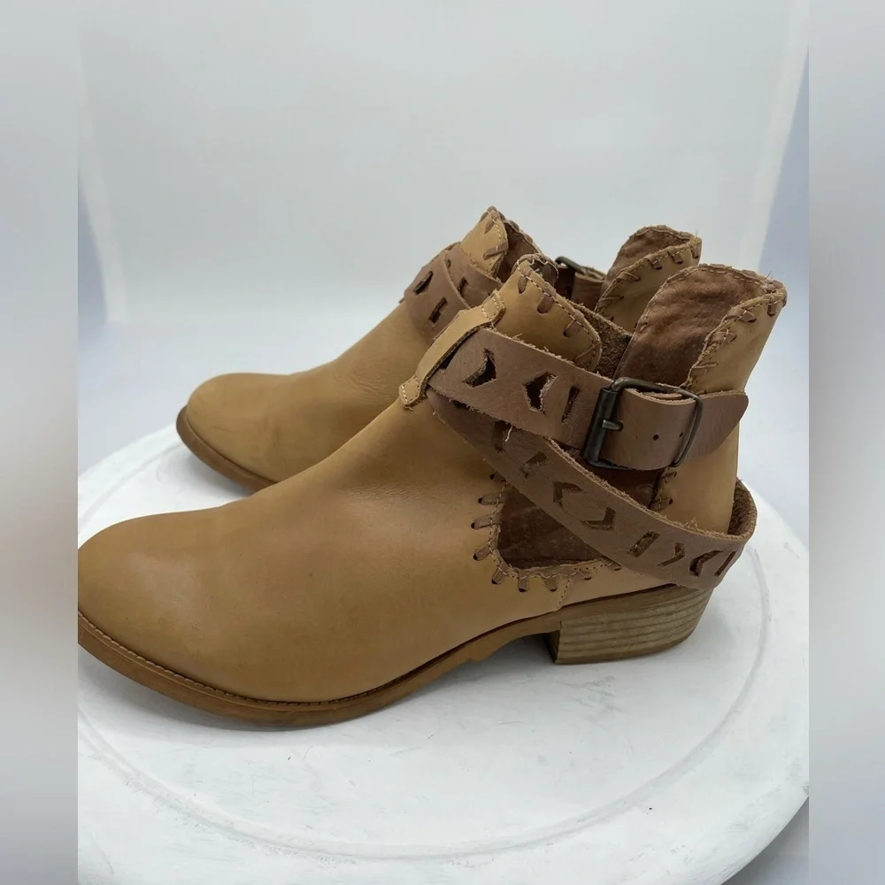 Musse & Cloud Shoes | Anthropologie Musse & Cloud Aina Leather Belt Booties